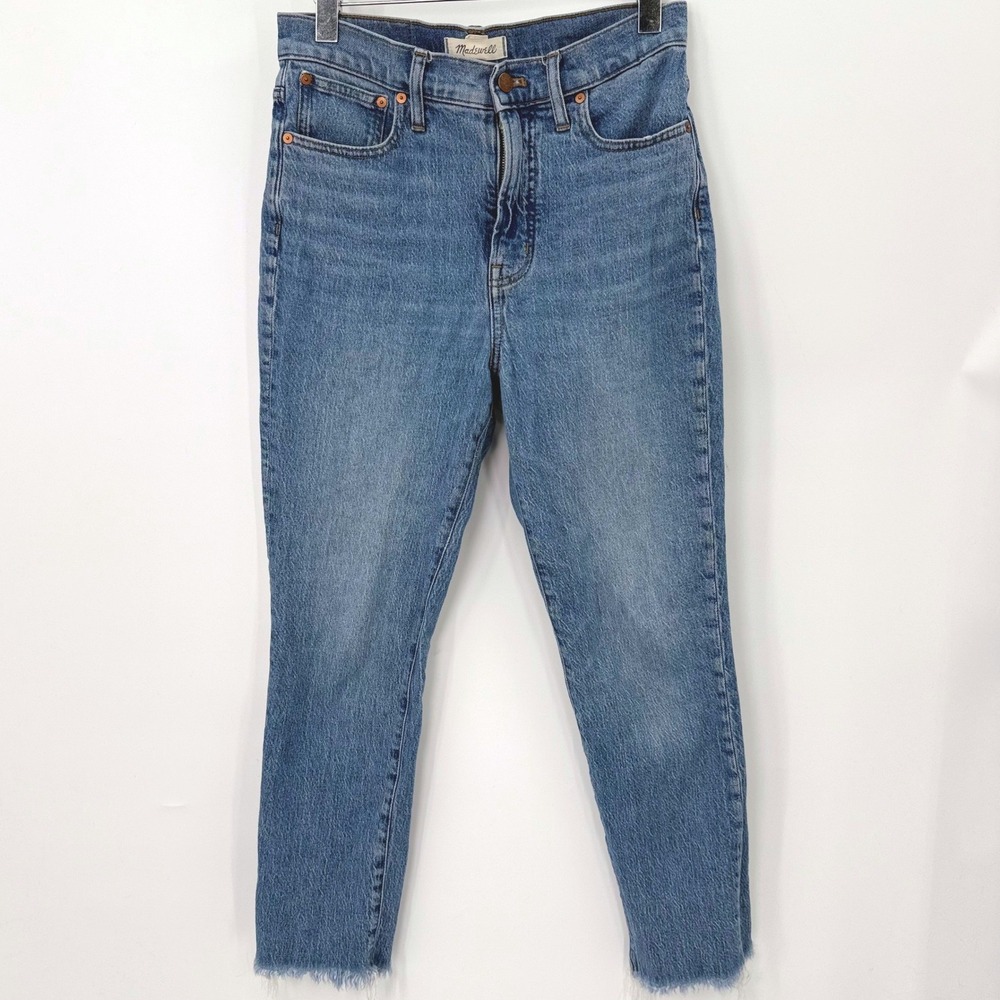 Madewell The Perfect Vintage Jean Women‎ 28 Raw Hem Capsule Straight Leg Indie